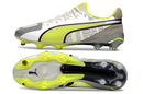 Puma King FG - Chuteira de Campo Clássica + Meia Antiderrapante + Bolsa