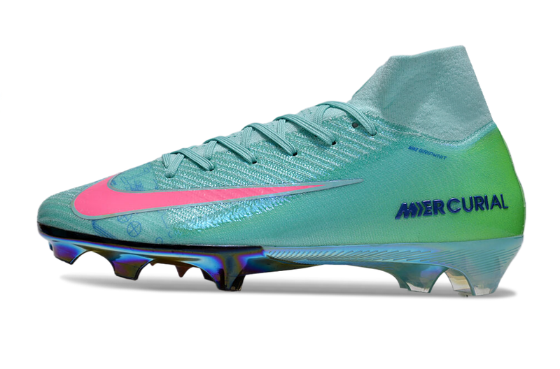 Nike Mercurial Air Zoom Superfly X Elite FG + Meia Antiderrapante + Bolsa