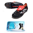 Adidas Predator Elite Tongue FG - Chuteira Campo Controle + Meia + Bolsa