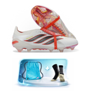 Adidas Predator Elite Tongue FG - Chuteira Campo Controle + Meia + Bolsa