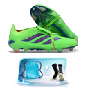 Adidas Predator Elite Tongue FG - Chuteira Campo Controle + Meia + Bolsa