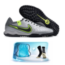 Nike Tiempo Legend X Pro Society - Chuteira Society Controle + Meia Antiderrapante