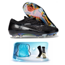 Nike Phantom GX III Elite FG - Chuteira Campo Cano Baixo + Meia Antiderrapante + Bolsa