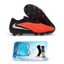 Nike Phantom 6 Elite FG - Chuteira Campo Controle Premium + Meia + Bolsa