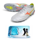 Mizuno Morelia Neo V Beta Made In Japan - Chuteira Campo Premium + Meia Antiderrapante + Bolsa