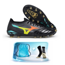 Mizuno Morelia Neo V Beta Made In Japan - Chuteira Campo Premium + Meia Antiderrapante + Bolsa
