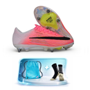 Nike Air Zoom Mercurial Superfly XI Elite SG (Trava Mista) - Chuteira Campo Cano Alto + Meia Antiderrapante + Bolsa