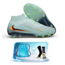 Chuteira Nike Phantom 6 High Elite FG Campo + Meia Antiderrapante + Bolsa