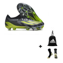 Adidas X Crazyfast .1 SG (Trava Mista) + Meia Antiderrapante + Bolsa