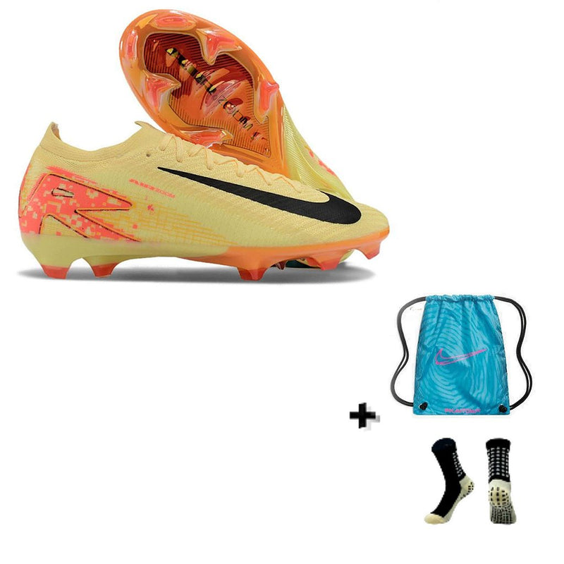 Nike AIR Zoom Mercurial Vapor 16 XVI Elite FG + Meia Antiderrapante + Bolsa