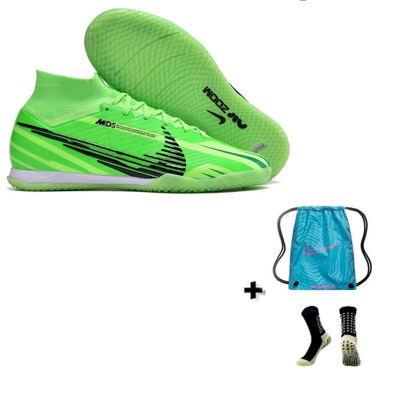 Nike Air Zoom Mercurial Superfly IX Elite Futsal+ Meia Antiderrapante + Bolsa