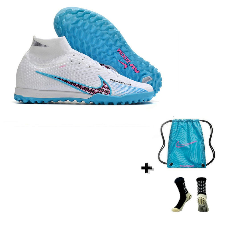 Nike Air Zoom Mercurial Superfly IX Elite Society + Meia Antiderrapante + Bolsa