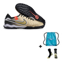 Nike Tiempo Legend X Pro (Society) + Meia Antiderrapante + Bolsa