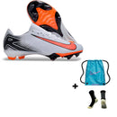 Nike Zoom Mercurial Vapor XVI Elite FG + Meia Antiderrapante + Bolsa