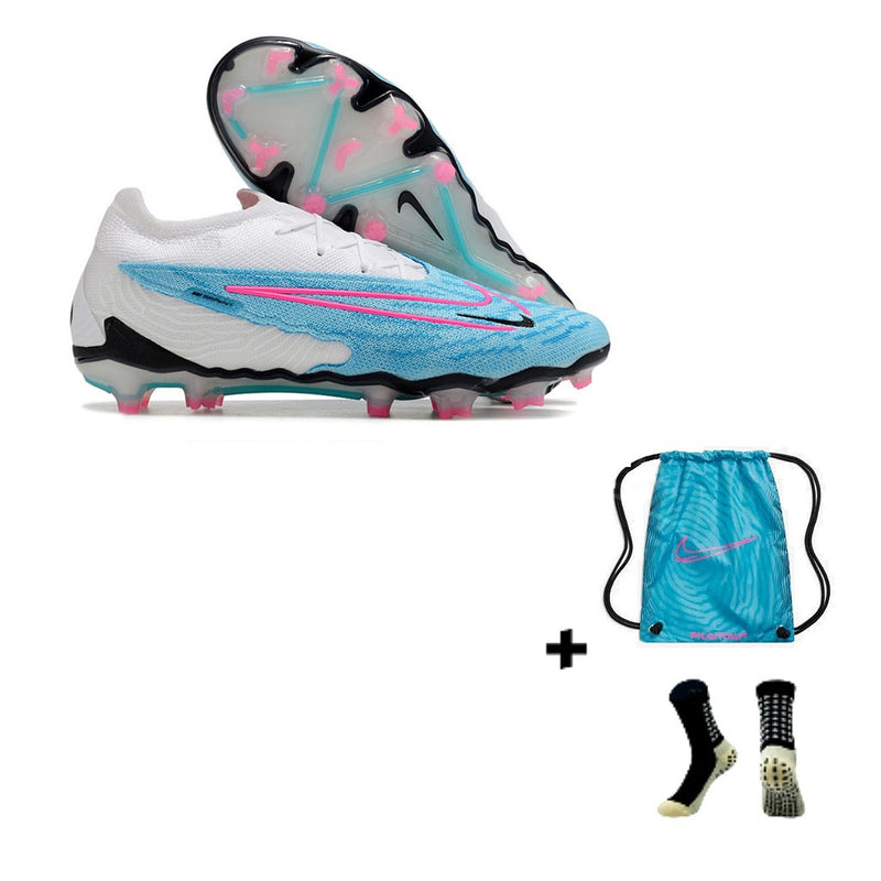 Nike Phantom GX Low Elite FG + Meia Antiderrapante + Bolsa