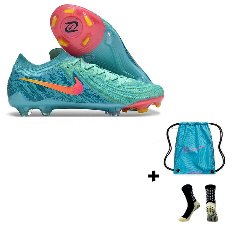 NIKE PHANTOM GX II ELITE FG + MEIA ANTIDERRAPANTE + BOLSA