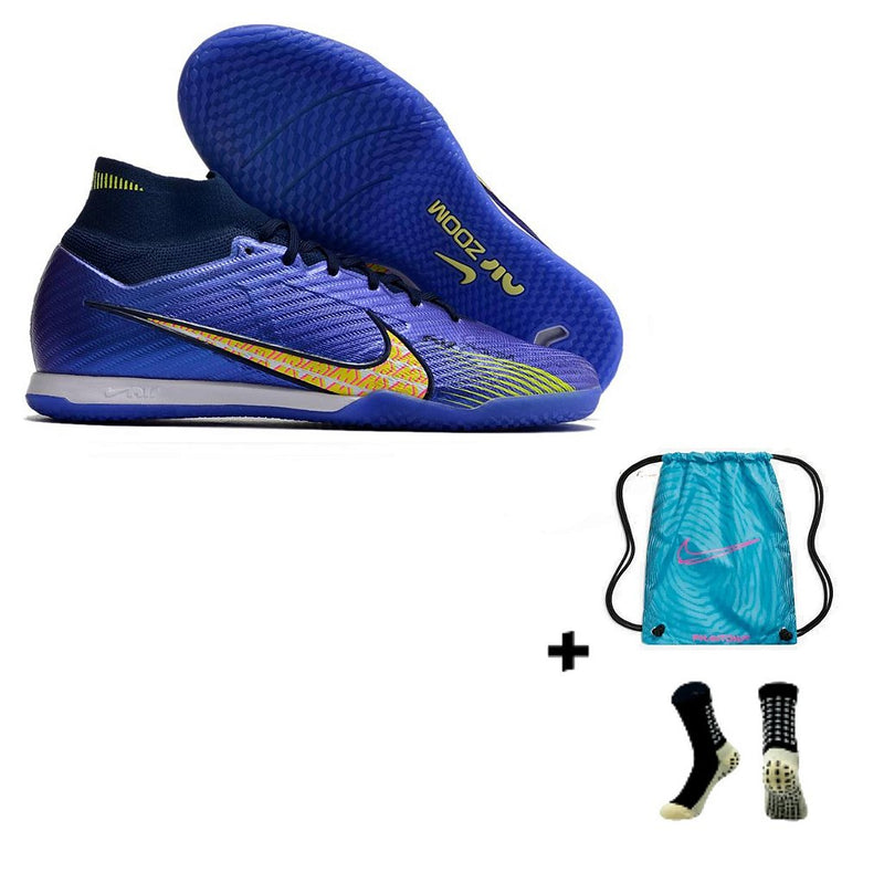 Nike Air Zoom Mercurial Superfly 9 Elite Futsal + Meia Antiderrapante + Bolsa