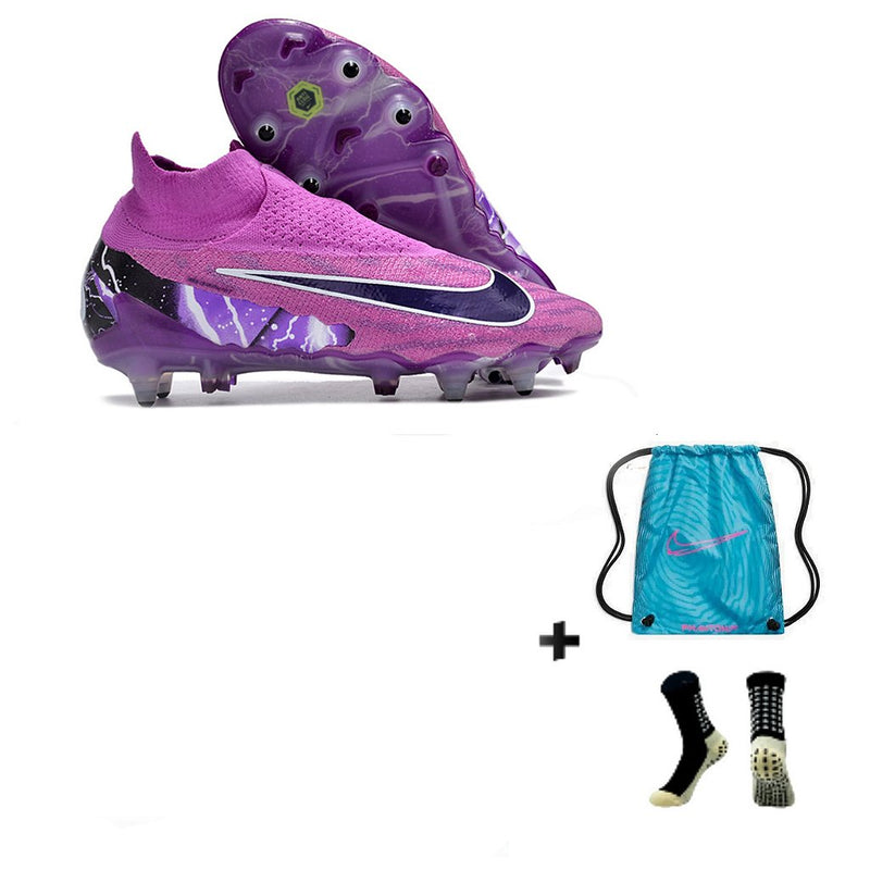 Nike Phantom GX Elite Link PRO SG Anti Clog + Meia Antiderrapante + Bolsa