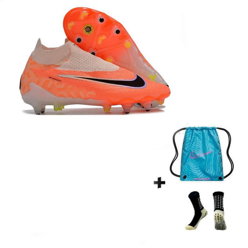 Nike Phantom GX Elite Link PRO SG Anti Clog + Meia Antiderrapante + Bolsa