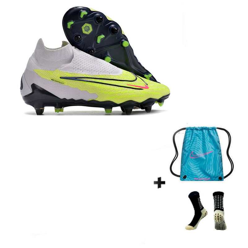 Nike Phantom GX Elite Link PRO SG Anti Clog + Meia Antiderrapante + Bolsa