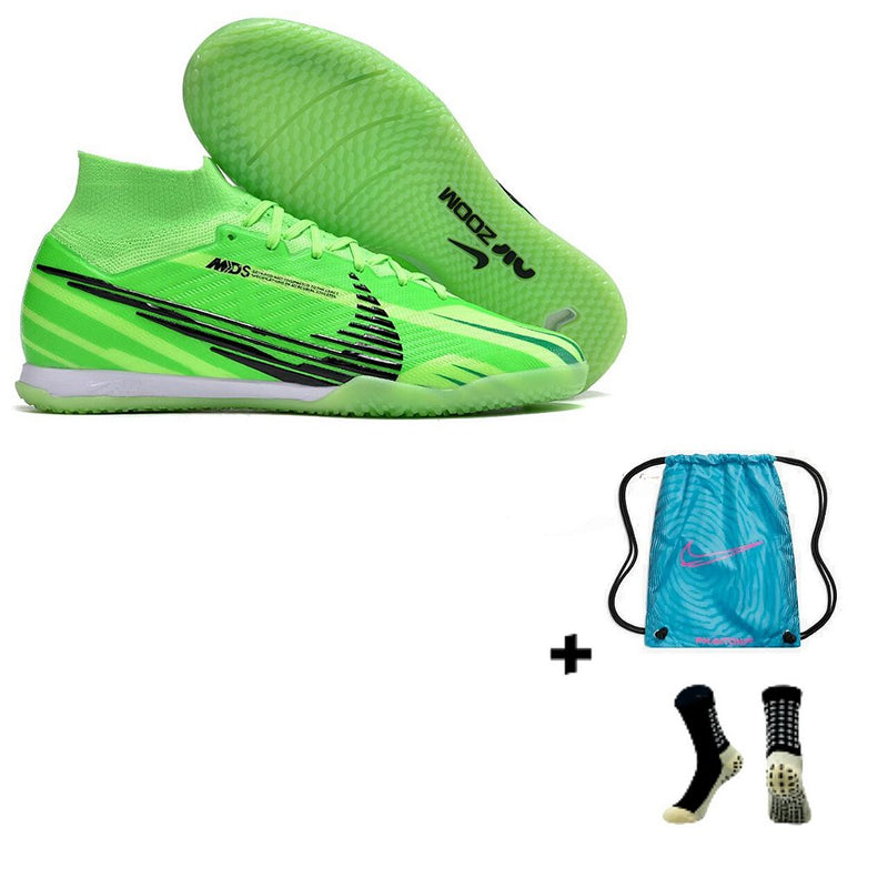 Nike Air Zoom Mercurial Superfly 9 Elite Futsal + Meia Antiderrapante + Bolsa