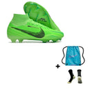 Nike Air Zoom Mercurial Superfly IX Elite FG + Meia Antiderrapante + Bolsa