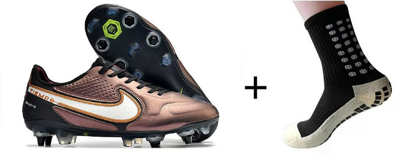 Nike Tiempo Legend 9 Elite Trava Mista + Meia Antiderrapante