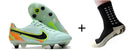 Nike Tiempo Legend 9 Elite Trava Mista + Meia Antiderrapante