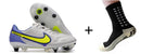 Nike Tiempo Legend 9 Elite Trava Mista + Meia Antiderrapante