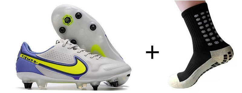 Nike Tiempo Legend 9 Elite Trava Mista + Meia Antiderrapante