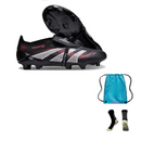 Adidas Predator Elite Tongue 25 Elite FG + Meia Antiderrapante + Bolsa